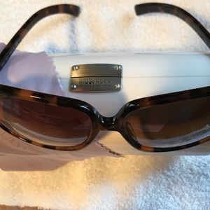 Jimmy Choo Sunglasses with Case and Cleaning Cloth